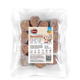 Рацион ВФ3 с горбушей (0,4 кг). Фрикадельки для собак и кошек. Натуральный корм