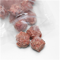 Рацион ВФ1 с говядиной (0.4 кг). Фрикадельки для собак и кошек. Натуральный корм